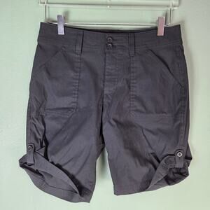 Eddie Bauer Womens Rolled Hem Bermuda Shorts Size 6 Casual